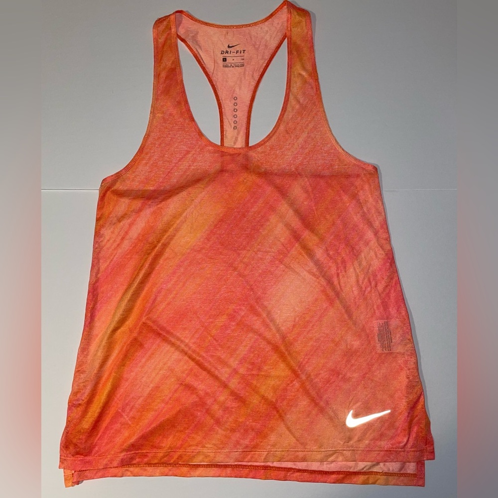 Nike Dri-Fit Racerback Tank Top Orange